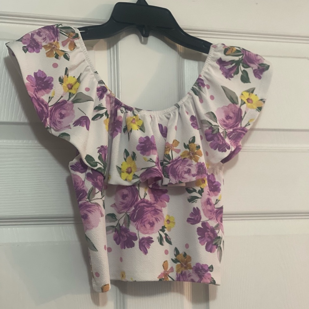 Floral crop top